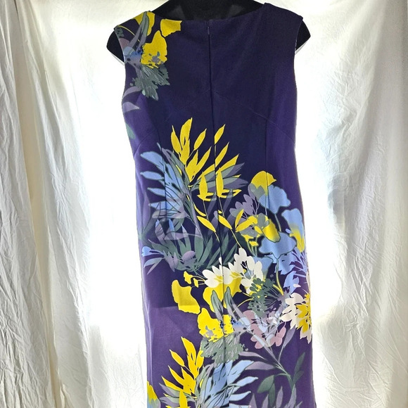 Botanical Bodycon Dress EUC - Picture 9 of 10